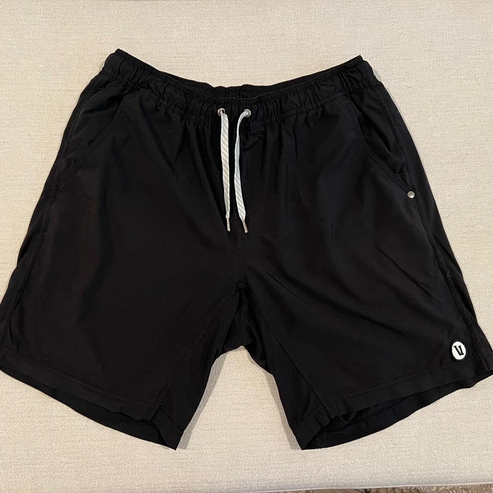 Vuori Men's Athletic Shorts - Black, Light Gray, Dark Gray, Pink, Camouflage - Picture 2 of 8